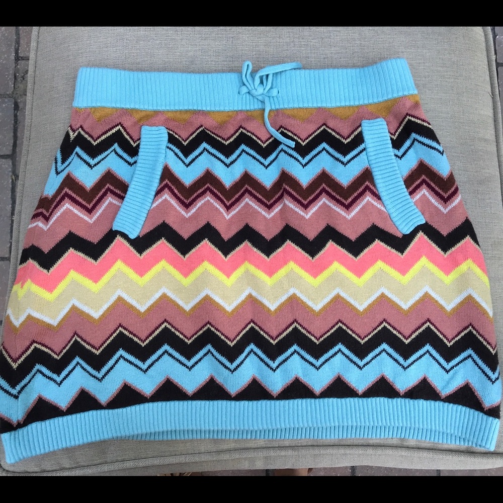 Missoni X Target knit mini skirt XL girls - XS